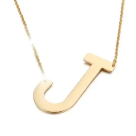 zloty-naszyjnik-lancuszek-duza-litera-j-stal-316l