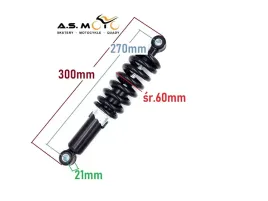 amortyzator-tyl-cross-110-125-4t-czarny-rozstaw-270mm