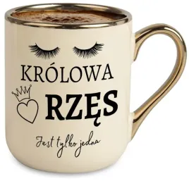 kubek-elegant-bezowy-premium-na-prezent-dla-krolowej-rzes