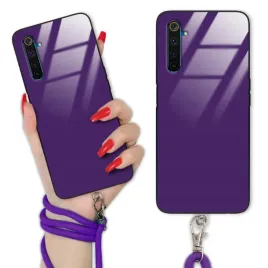 etui-do-realme-6-pro-crossglam-stylowy-szklane-fioletowy-sznurek-na-lato