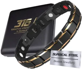 czarna-zdrowotna-bransoletka-meska-magnetyczna-moc