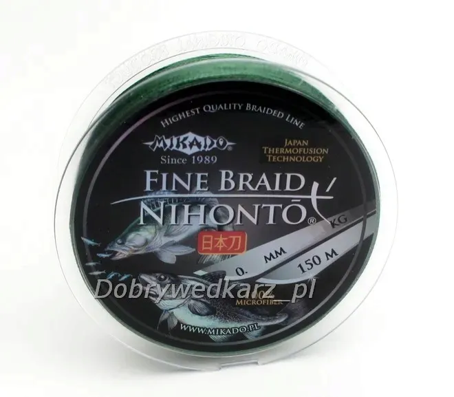 2-x-plecionka-nihonto-fine-braid-green-008mm-150m-gra-srednica-0-08-mm