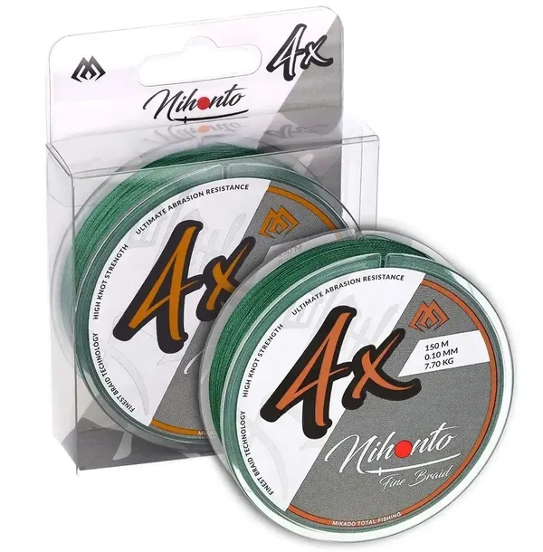 2-x-plecionka-nihonto-fine-braid-green-008mm-150m-gra-stan-nowy-dlugosc-150-m
