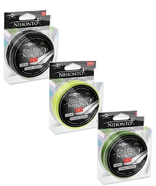2-x-plecionka-nihonto-fine-braid-green-008mm-150m-gra-stan-nowy-kod-producenta-z19g-008