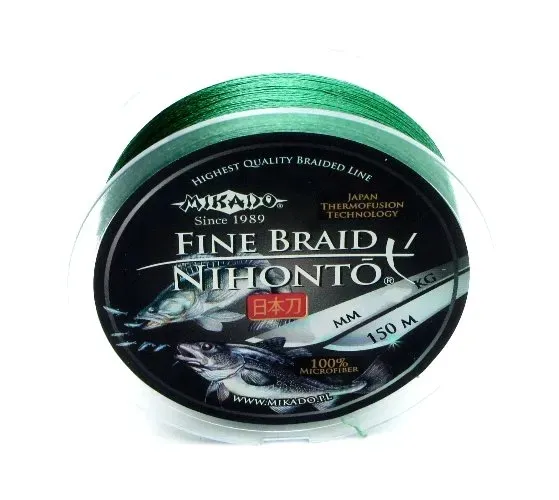 2-x-plecionka-nihonto-fine-braid-green-010mm-150m-gra-rodzaj-plecionki