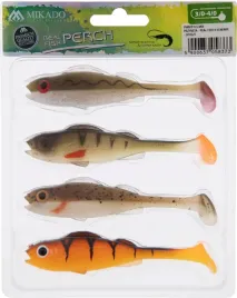 2-x-guma-mikado-przyneta-real-fish-9-5cm-mix-4szt