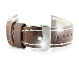 pasek-skorzany-do-zegarka-w49-ciemny-braz-biale-22mm