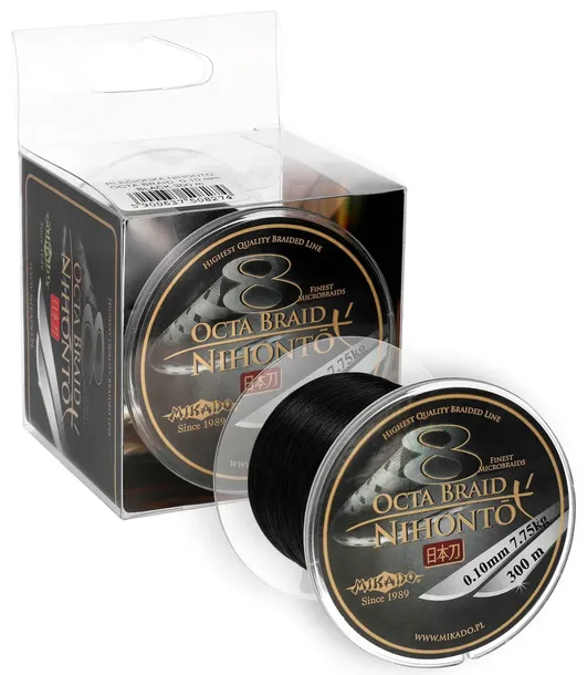 2-x-plecionka-nihonto-octa-braid-300m-black-018mm-waga-z-opakowaniem-0-1-kg