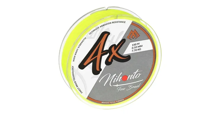 2-x-plecionka-nihonto-fine-braid-fluo-010mm-150m-waga-z-opakowaniem-0-3-kg