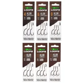 2-x-przypony-korda-klor-loop-rigs-barbless-6-30lb