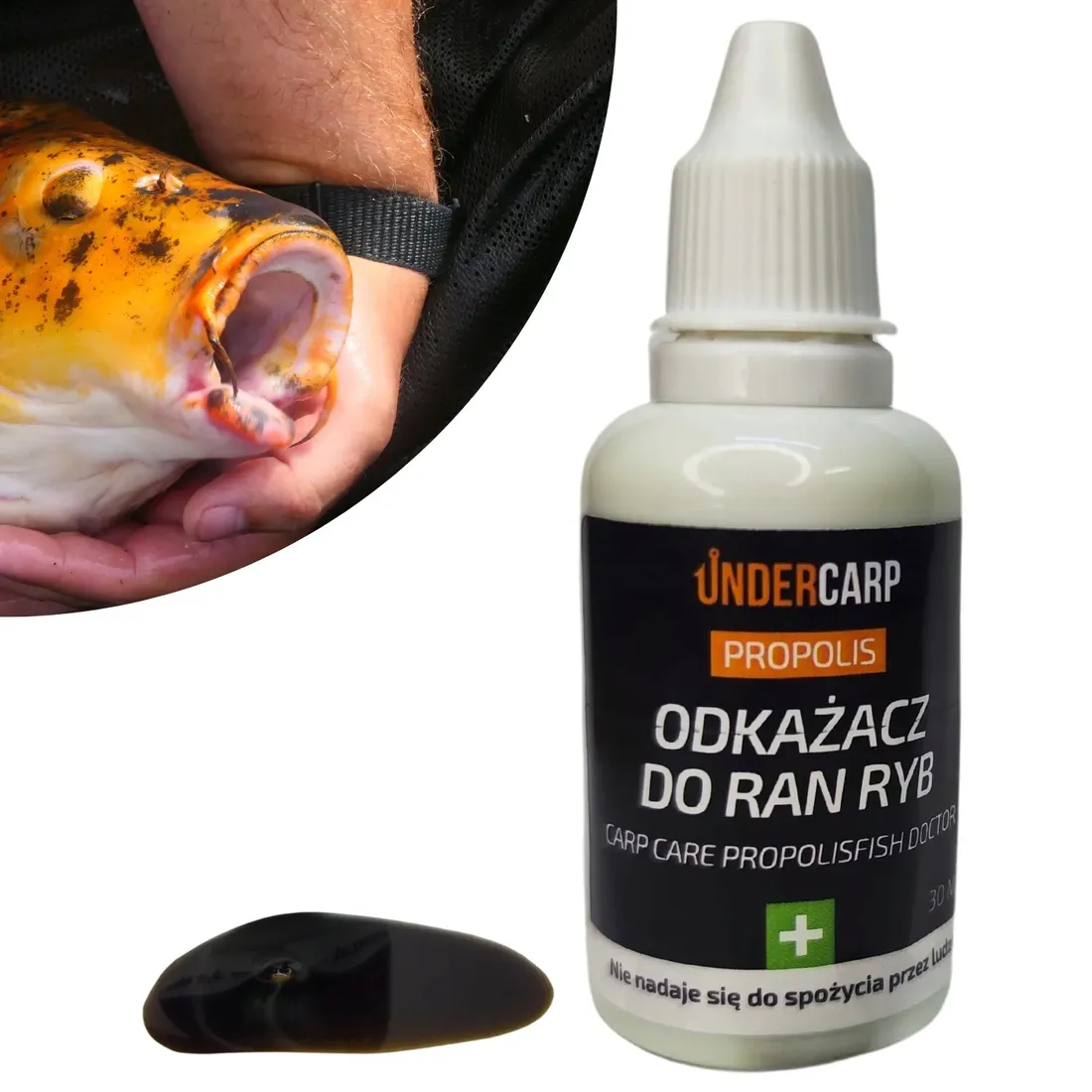 2-x-odkazacz-do-ran-ryb-undercarp-propolis-30ml-stan-nowy