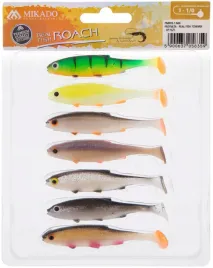 2-x-guma-mikado-przyneta-real-fish-roach-7cm-mix-7szt