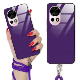 etui-do-huawei-nova-12-pro-crossglam-stylowy-szklane-fioletowy-sznurek