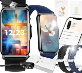 smartwatch-zegarek-na-komunie-dziewczynka-sms-kroki-polskie-menu-2-paski