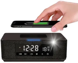 glosnik-bluetooth-radio-ladowarka-indukcyjna-zegar