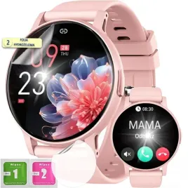 zegarek-smartwatch-polskie-menu-rozmowy-sport-smart-watch-rozowy-watch-pro