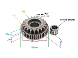 tryb-kolo-zebatka-posredni-rozrusznika-chinski-skuter-2t-kenos-keeway