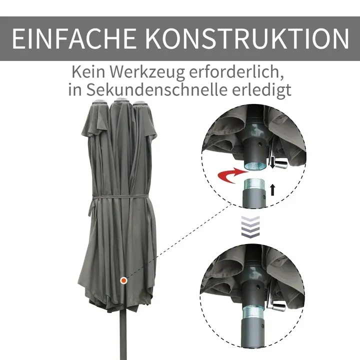 sonnenschirm-dunkelgrau
