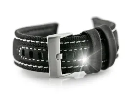 pasek-skorzany-do-zegarka-w34-premium-czarny-biale-22mm