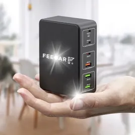 ladowarka-sieciowa-feegar-tower-pro-140w-szybka-usb-typ-c-usb-c-pd-qc-3-0