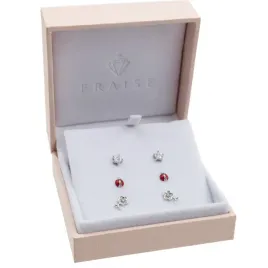2-x-fraise-srebrne-925-kolczyki-sztyfty-kwiatki-biedronki-dziewczece-3-pary