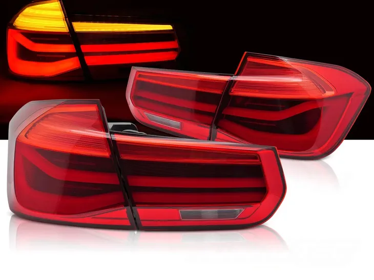 LAMPY DIODOWE BMW F30 11-18R LED BAR DYNAMIC RED