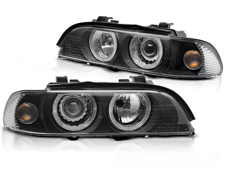 LAMPY BMW E39 00-03R LIFT RINGI XENON D2S/H7 DEPO BLACK