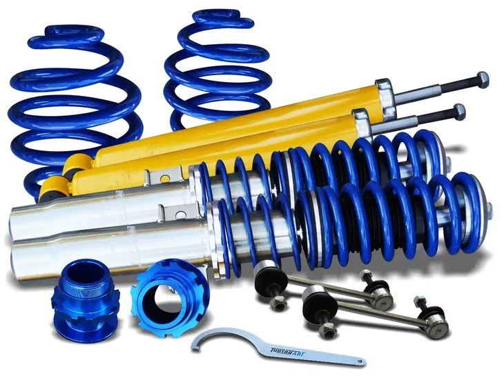 ZAWIESZENIE GWINTOWANE GWINT BMW E46 98-06 + ŁĄCZNIKI STABILIZATORA GRATIS!