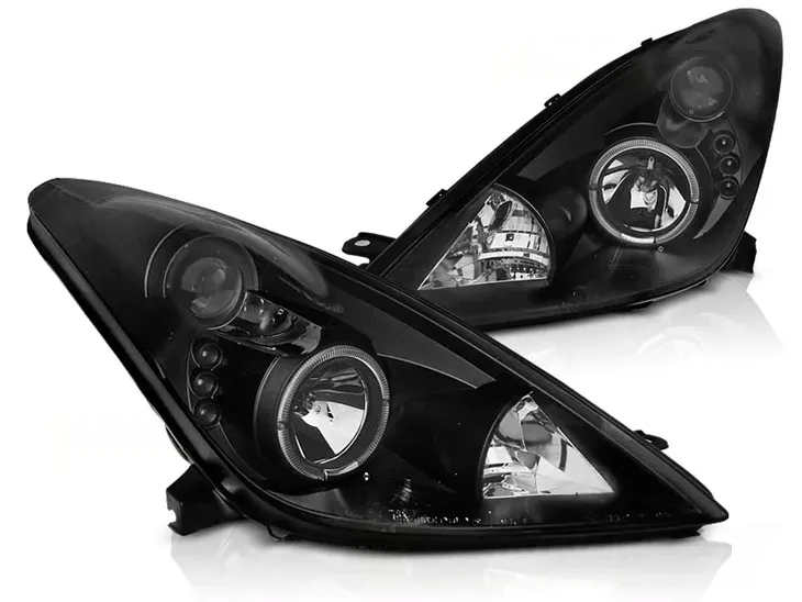 LAMPY TOYOTA CELICA VII T23 T230 99-05R RINGI LED BLACK
