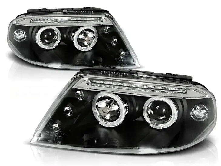 LAMPY VW PASSAT 3BG B5 LIFT 00-05 RINGI BLACK LED