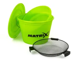 2-x-wiadro-matrix-z-pokrywa-sito-bucket-set-lime-20l