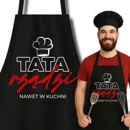 fartuch-kuchenny-czarny-prezent-dla-taty-dzien-ojca-tata-rzadzi-w-kuchni