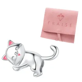 2-x-fraise-charms-srebro-s925-kotek-lezacy-zawieszka-do-bransoletki