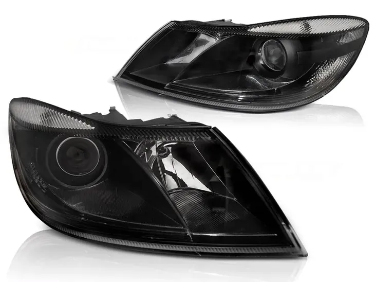 LAMPY SOCZEWKOWE SKODA OCTAVIA II FL 09-12R BLACK DEPO