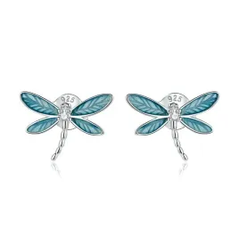 2-x-fraise-kolczyki-srebrne-s925-wazki-seledynowe