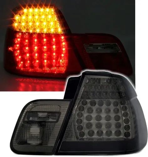 LAMPY DIODOWE LED BMW E46 02-05R SEDAN SMOKE DYMIONE SUPER EFEKT!!