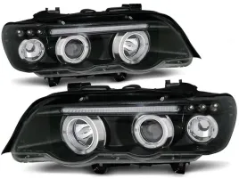 lampy-reflektory-bmw-x5-e53-99-03r-ringi-led-black-zarowki-gratis