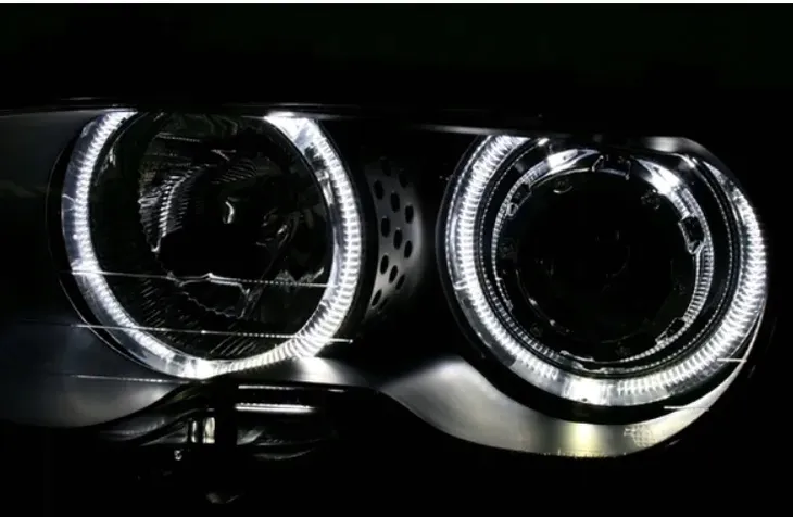 lampy-bmw-e46-coupe-cabrio-99-03r-biale-ringi-led-zarowki-h7-gratis-typ-samochodu-samochody-osobowe