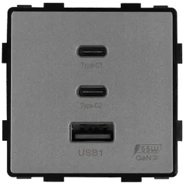 modul-gniazdo-potrojna-ladowarka-usb-65w-a-c-c-szara-do-ramek-miuun