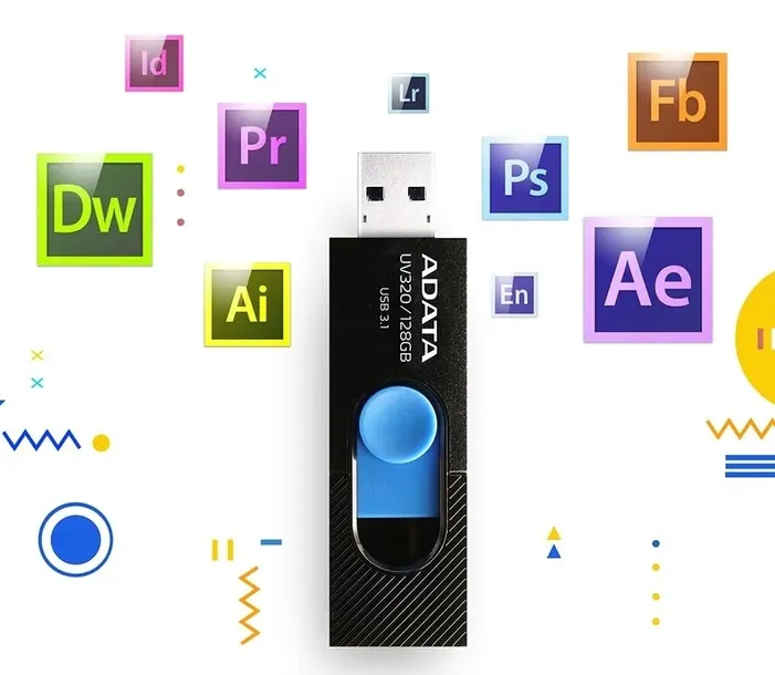 2-x-pendrive-adata-pendrive-uv320-128-gb-usb-3-2-czarny-kolor-czarny