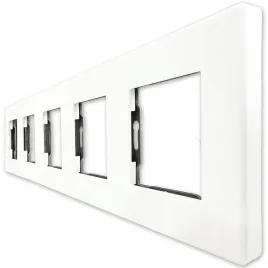 ramka-pieciokrotna-plastikowa-biala-pionowa-pozioma-do-modulow-miuun