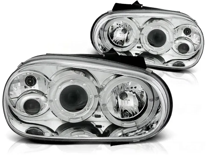 LAMPY VW GOLF 4 IV RINGI ANGEL EYES SONAR CHROM