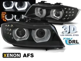 lampy-bmw-e90-e91-09-11-dzienne-ringi-3d-afs-xenon-zarowki-h1-gratis