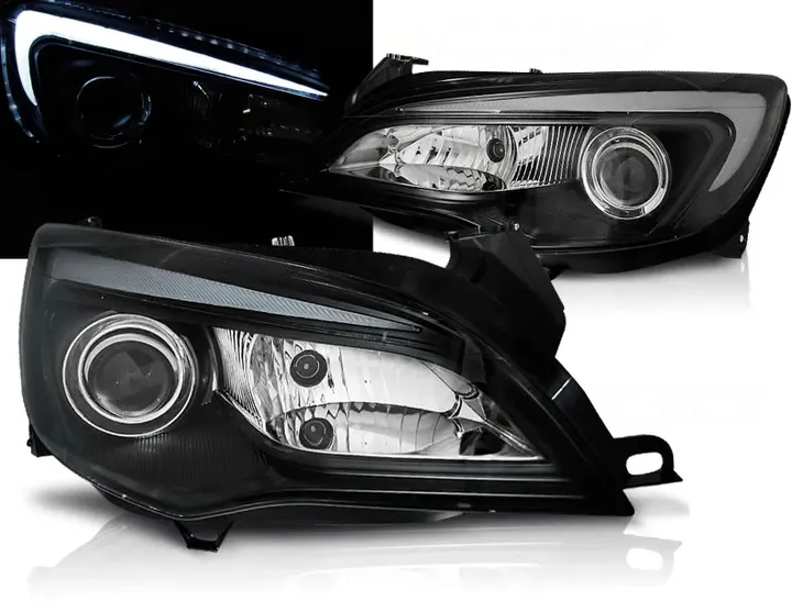 LAMPY OPEL ASTRA J 10-15R LED TUBE LIGHT BAR BLACK