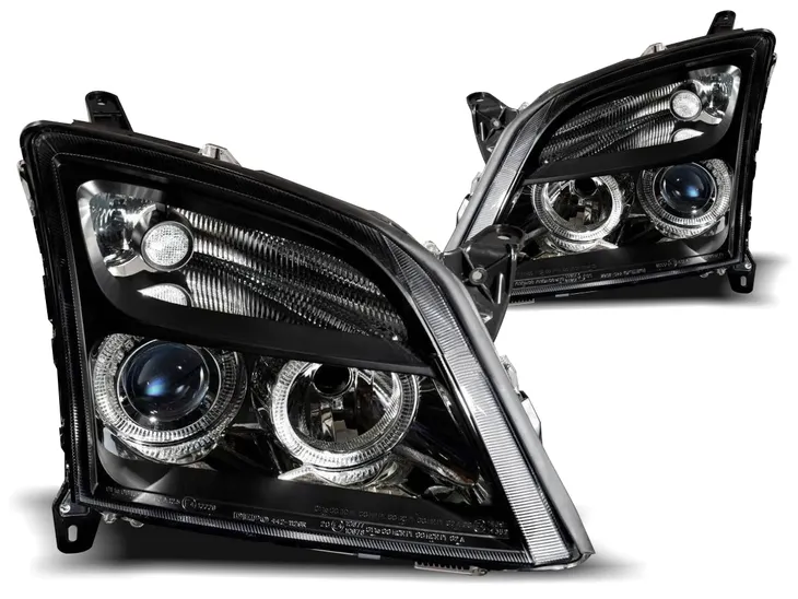 LAMPY OPEL VECTRA C 02-04R ANGEL EYES RINGI BLACK ATEST SUPER EFEKT!!