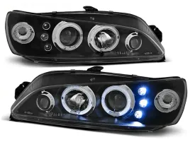 lampy-reflektory-peugeot-306-97-01r-ringi-led-black-zarowki-gratis