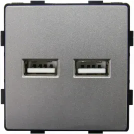 modul-podwojne-gniazdo-ladowarka-usb-typ-a-a-3-1a-szara-do-ramek-miuun