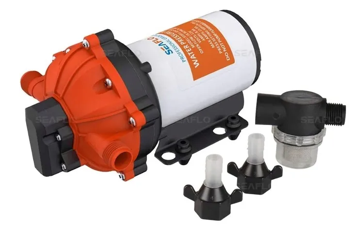 POMPA WODY CIŚNIENIOWA DO KAMPERA JACHTU FOODTRUCK AUTO 12V 18,9L 4,2BAR