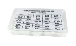 2-x-zestaw-srubek-nylonowych-700-sztuk-biale