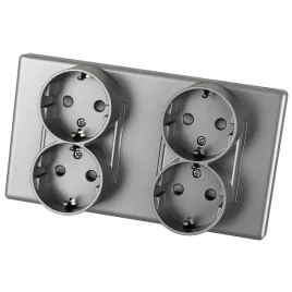 gniazdo-poczworne-schuko-szare-ramka-i-2-x-gniazdko-podwojne-miuun-leo